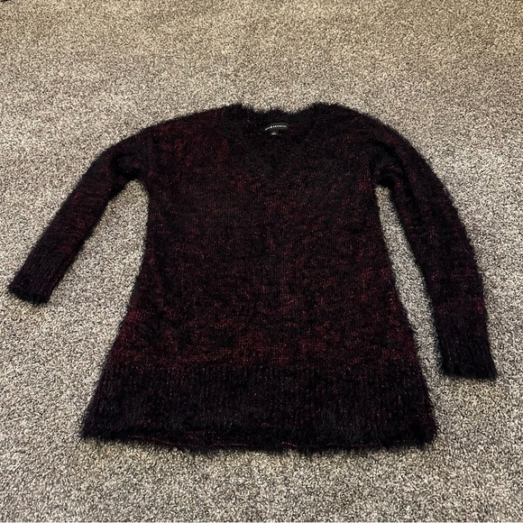 Rock & Republic Metallic Fuzzy Sweater Size XL - Picture 2 of 6